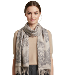 Fashionable women's tassel scarf women's elegant shawl