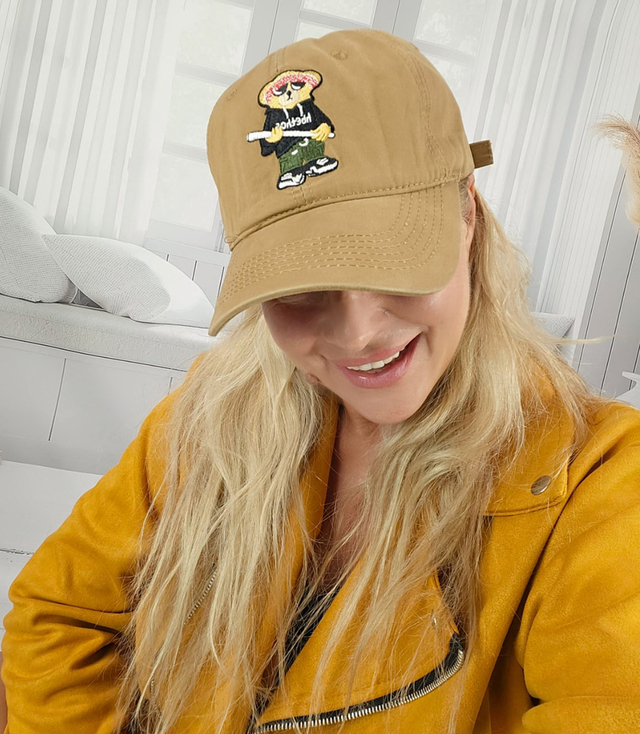 TEDDY bear embroidered baseball cap 