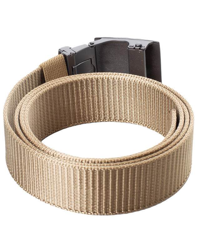 Universal men's belt 120/3.5 cm Metal clip buckle