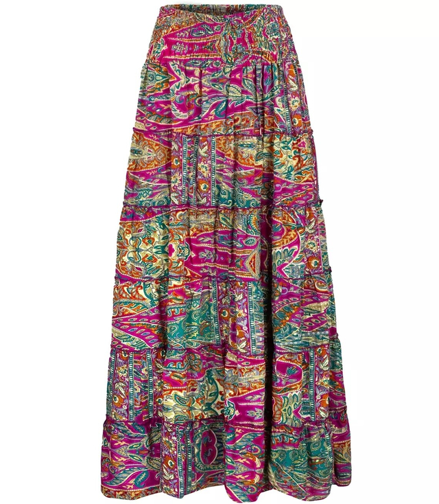 Long maxi skirt boho patterns ESMERALDA