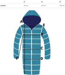 Raincoat parka jacket with hood