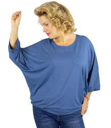 Oversized women's loose-fitting bat blouse LUNA