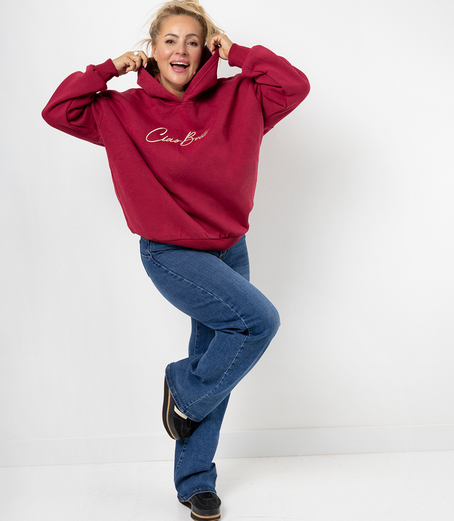 Women's warm hoodie CIAO BELLA