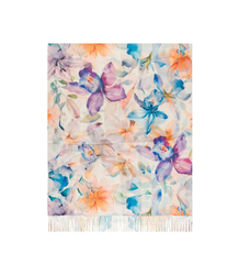 Women's floral pattern scarf 180x70