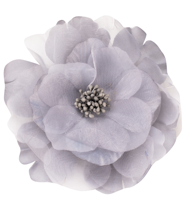 A huge flower brooch pin 15x15cm made of tulle