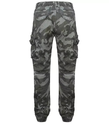 Men's denim cargo pants CAMO joggers