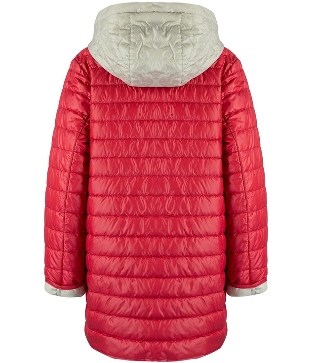Warm women's transitional jacket, detachable hood, Quilted LAURA