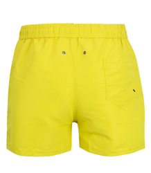 One-color swim shorts with contrasting string