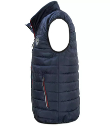 Short sleeveless men's quilted vest