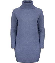 Luźna Sukienka dzianinowa Golf WEŁNA +SIZE