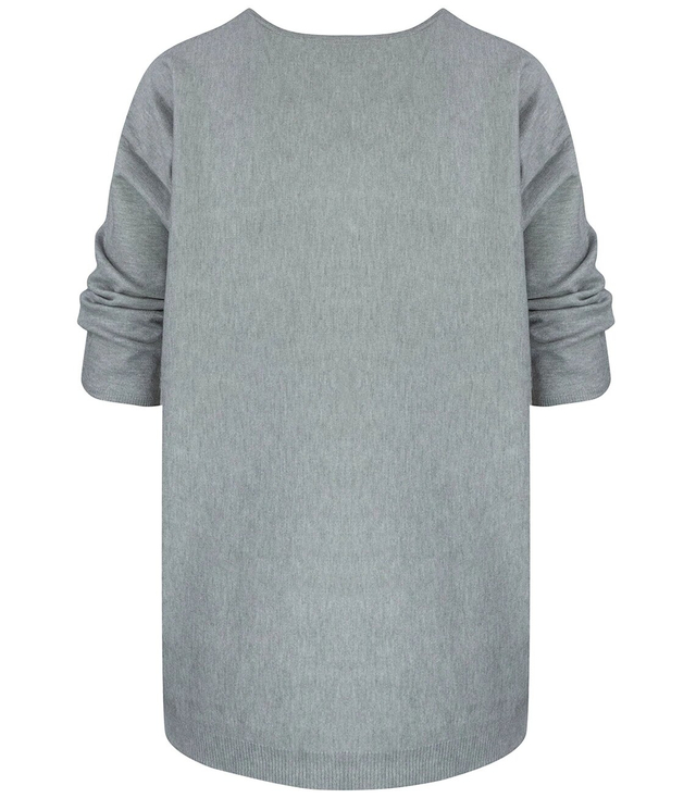 Classic warm women's heart sweater ROSALIA