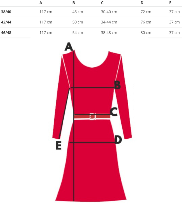 ADELE midi dress with elastic waist and v-neckline