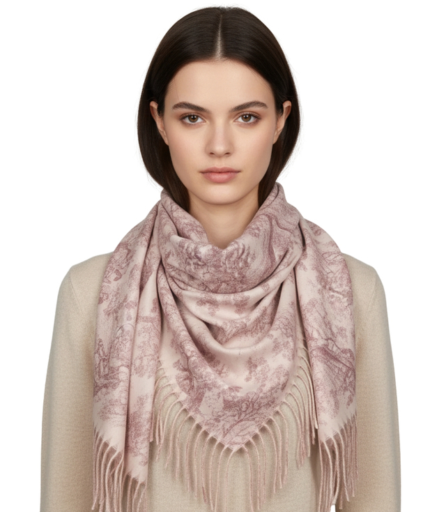 Fashionable women's tassel scarf women's elegant shawl