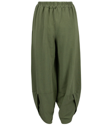 Loose oversize baggy balloon cotton pants with large pockets IRMINA