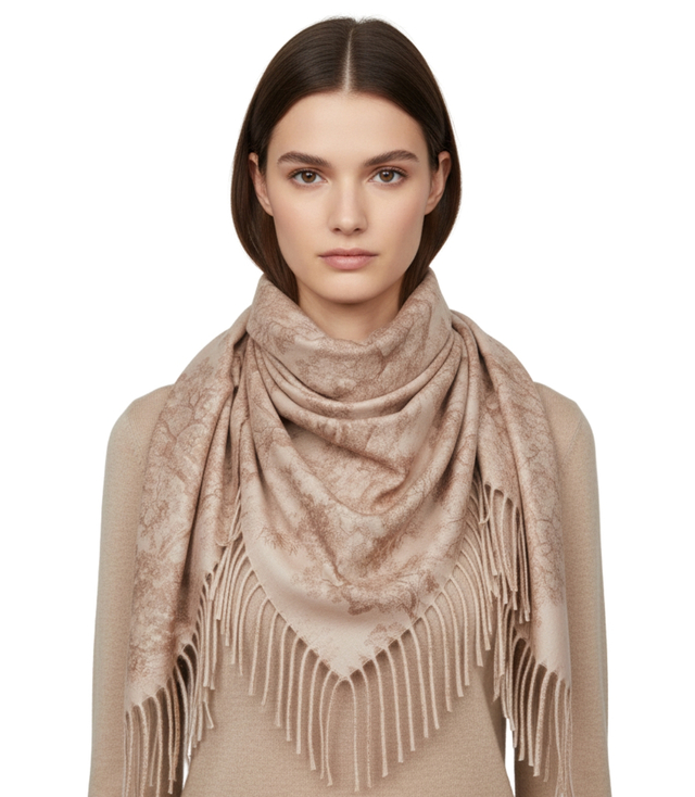 Fashionable women's tassel scarf women's elegant shawl