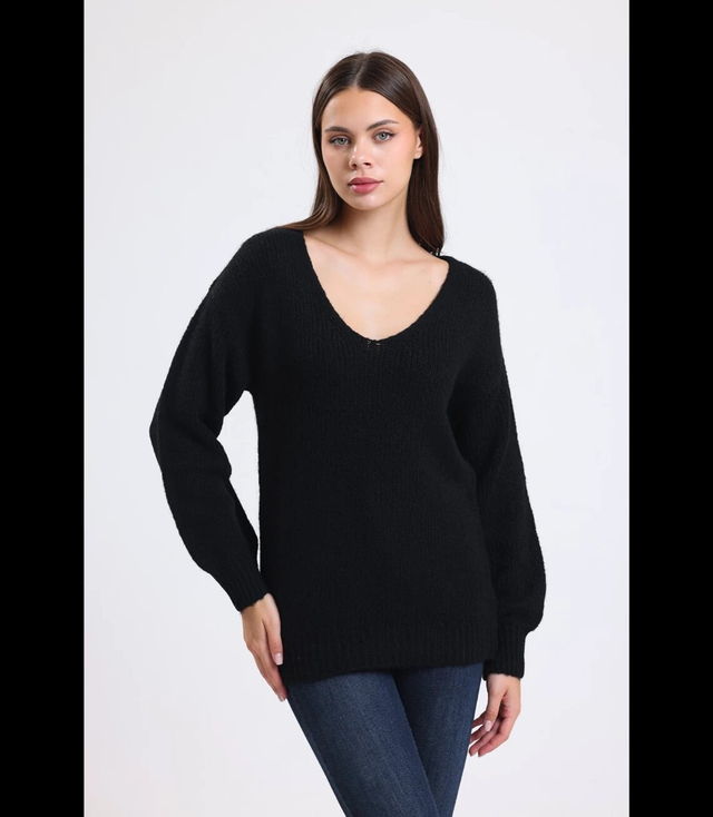 Warm, fashionable, loose women's sweater MATYLDA