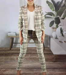 Set Blazer + Trousers Set Lattice