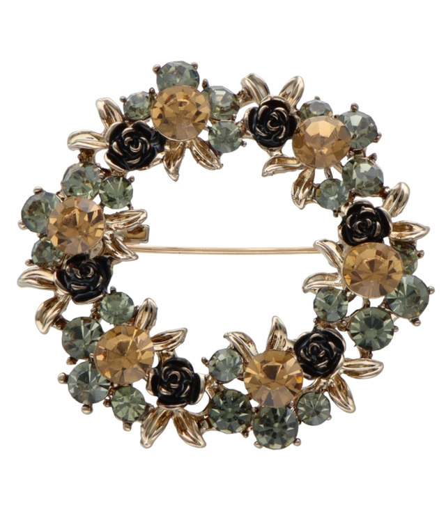 Phenomenal Brooch, Elegant, Beautiful, Crystals, Decorative Safety Pin