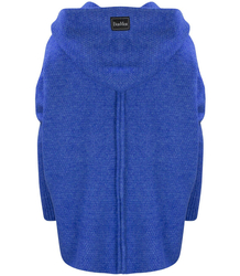 GRUBY sweter KARDIGAN nietoperz Luźny Ciepły z kapturem