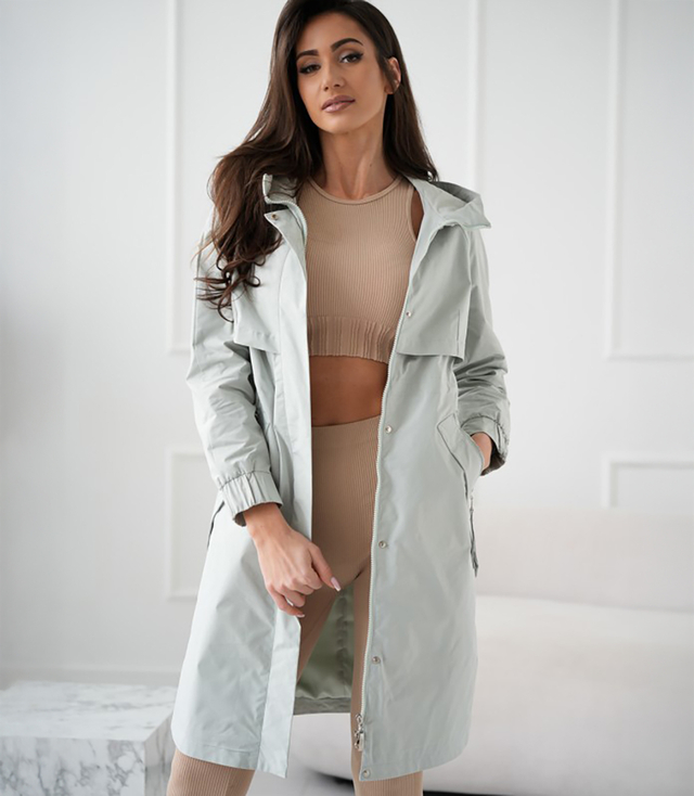 Women's trench coat transitional parka VICTORIA