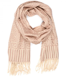 Warm Aztec pattern scarf elegant stylish 190x65 cm