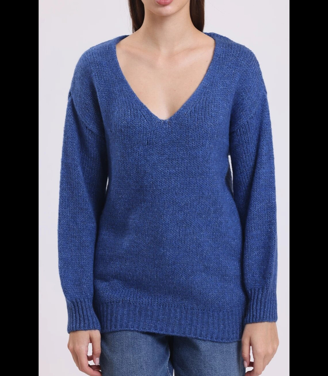 Warm, fashionable, loose women's sweater MATYLDA