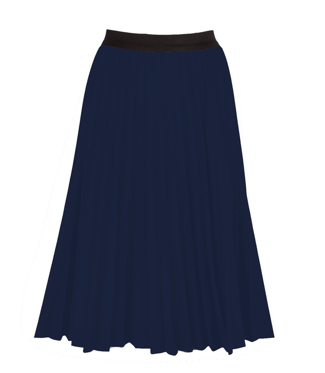 Pleated skirt solejka casual elastic