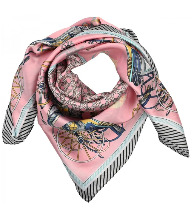 Stylish Elegant Scarf Mix of beautiful patterns 70x70 cm