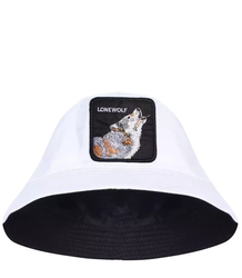 Dwustronny Kapelusz  BUCKET HAT haft WILK