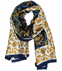 Stylish shawl scarf floral pattern Elegant 180x90 cm