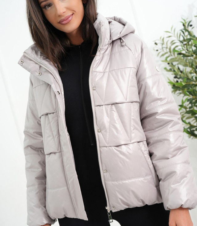 Women's insulated bomber jacket with quilting JAGNA