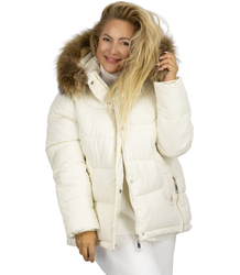 WINTER QUEEN warm winter jacket longer bomber jacket