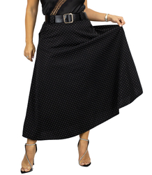 Stylowa spódnica maxi z cekinami elegancka