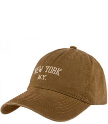 Czapka z daszkiem bawełniana regulowana unisex haft NEW YORK