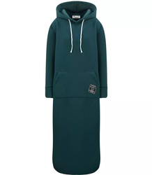 Long sweatshirt oversized tracksuit dress