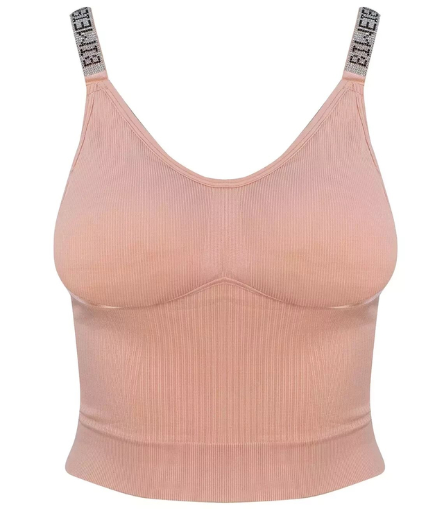 Sports bra top fitted bra