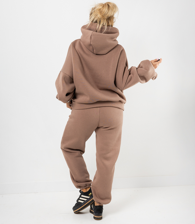 Warm thick tracksuit set sweatshirt + pants STELLA