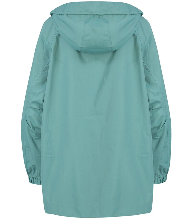 Short transitional oversize rain jacket ELENA