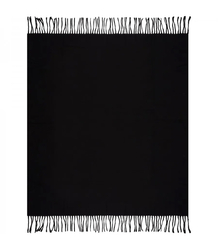 One-color shaik shawl with tassels STELLA