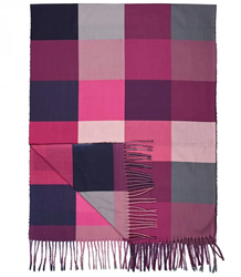 Scarf Scarf tassel warm checkered soft smooth 180x70 cm