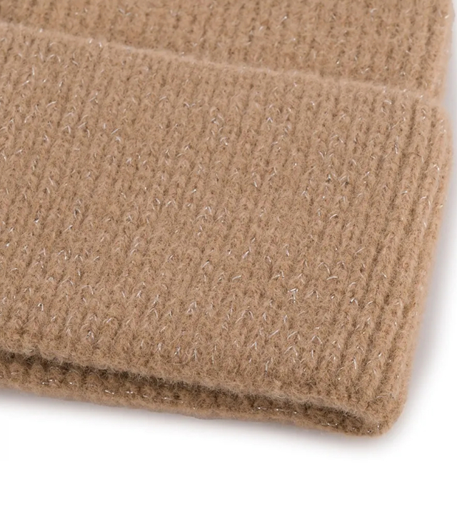 Ciepła czapka damska BEANIE zimowa jesienna jednokolorowa