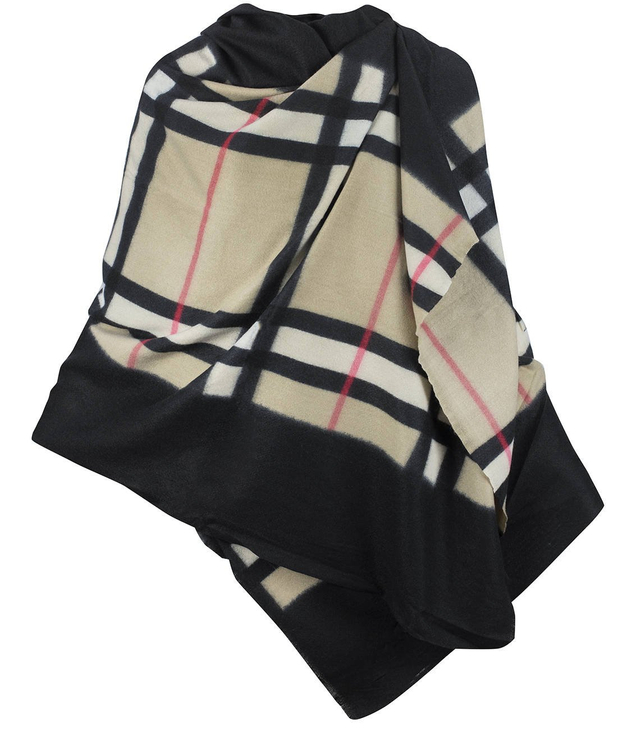 Fashionable beautiful shawl checked scarf