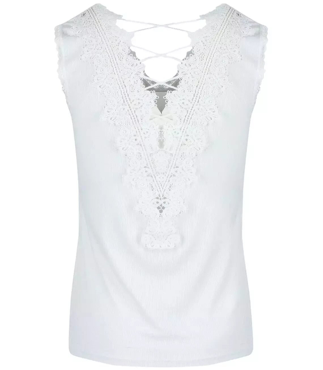 Blouse top undershirt lace back IZA