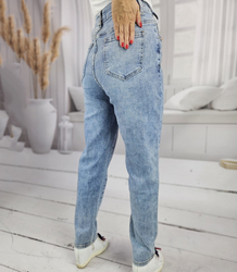 Women's Denim Pants Jeans Fashionable Light Blue NIA