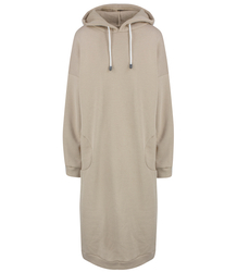 Warm Women's Sweatshirt Oversize Cotton Dress INEZ