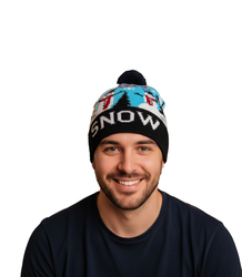 Winter Christmas hat with pom-pom - perfect for preze