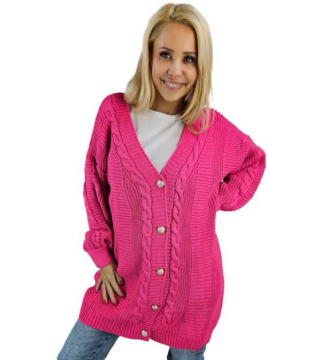 Warm, fashionable, loose women's sweater MATYLDA