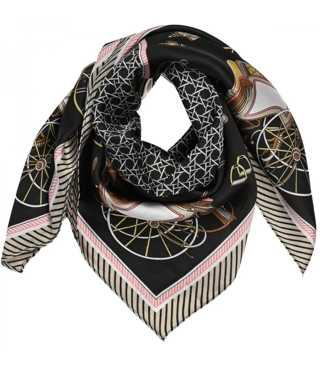 Stylish Elegant Scarf Mix of beautiful patterns 70x70 cm