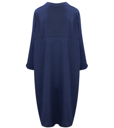 Oversize tunic shirt longer at the back