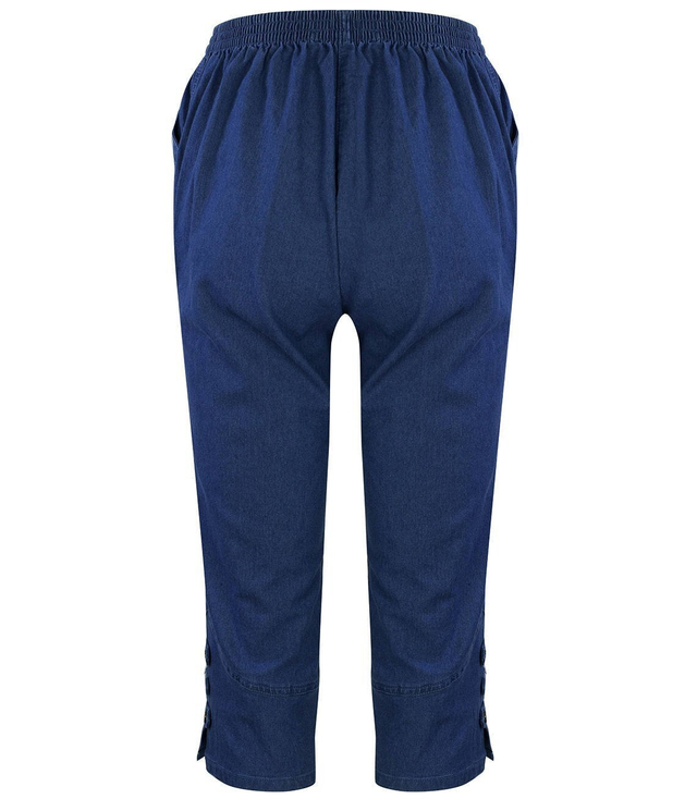 RYBACZKI Cienkie spodnie JEANS za kolano 